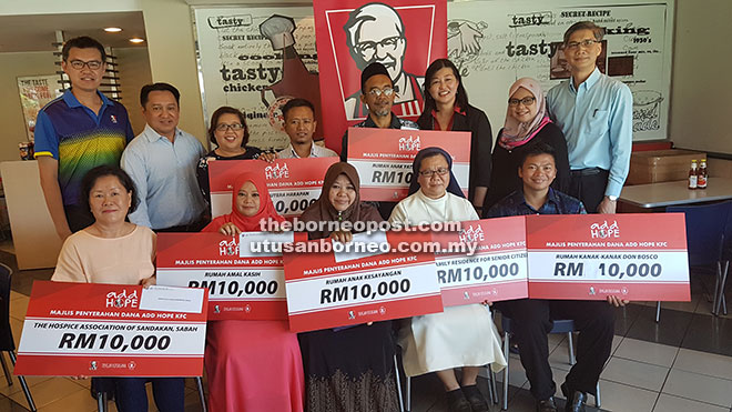 KFC beri sumbangan RM80,000 kepada lapan badan kebajikan 