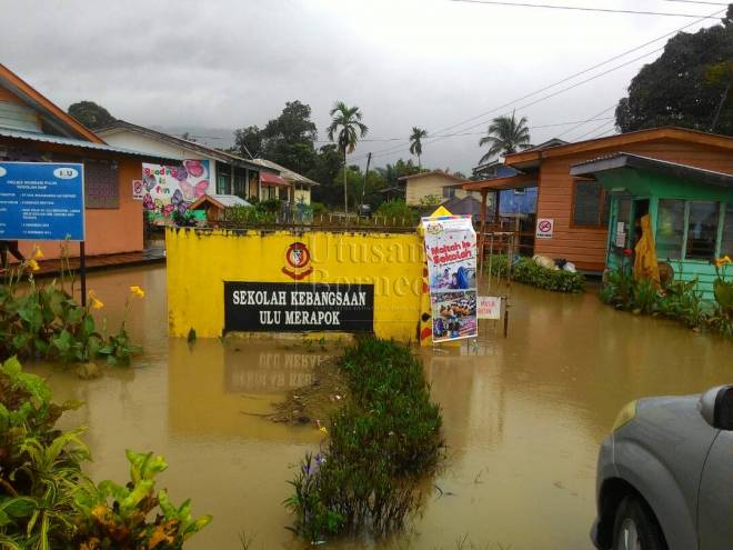 Banjir 4 Sekolah Rendah Ditutup Di Limbang Utusan Borneo Online