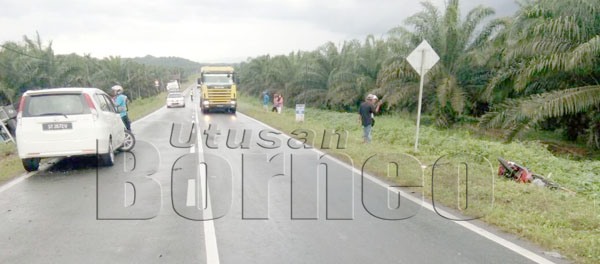 Buruh ladang maut rempuh kenderaan MPV  Utusan Borneo Online