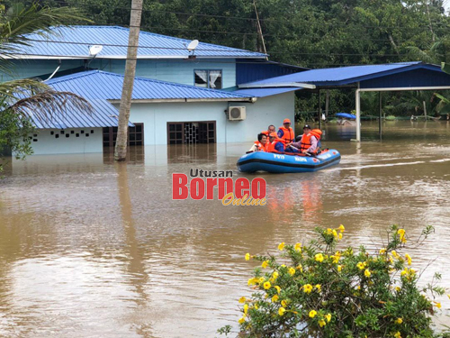 Jumlah mangsa banjir di Lawas meningkat | Utusan Borneo Online