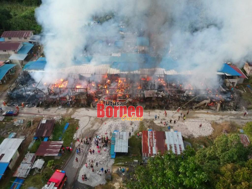 Kebakaran Rumah Panjang Utusan Borneo Online