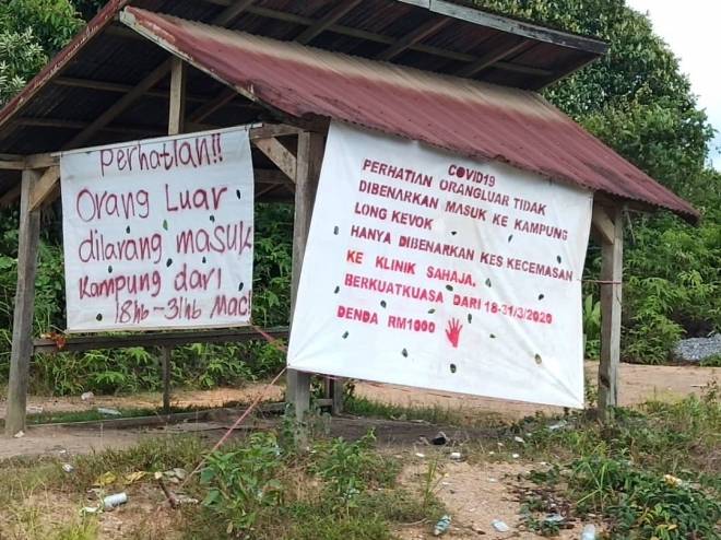 Orang Luar Dilarang Masuk Long Kevok Dan Long Jegan Sementara Utusan Borneo Online