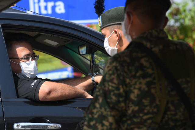 Sekatan jalan raya pkp kedah