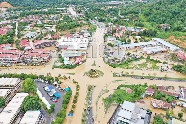 Penampang sekali lagi alami banjir kilat  Utusan Borneo Online