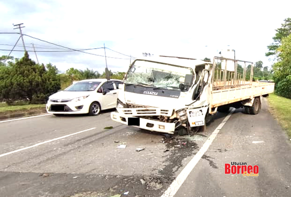 Gara Gara Cuai Pemandu Lori Cedera Dalam Kemalangan Utusan Borneo Online