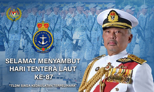 Agong Zahir Ucapan Selamat Hari Tentera Laut Diraja Malaysia Ke 87 Utusan Borneo Online