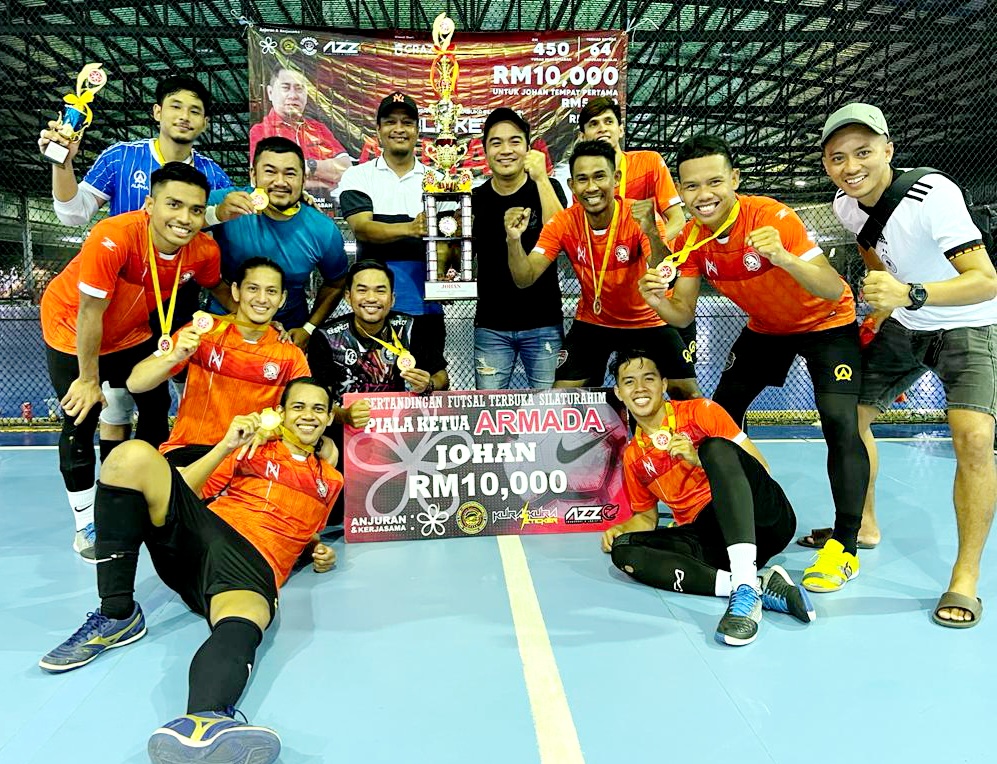 Dani UAJ juara futsal terbuka Piala Ketua Armada Sabah Utusan