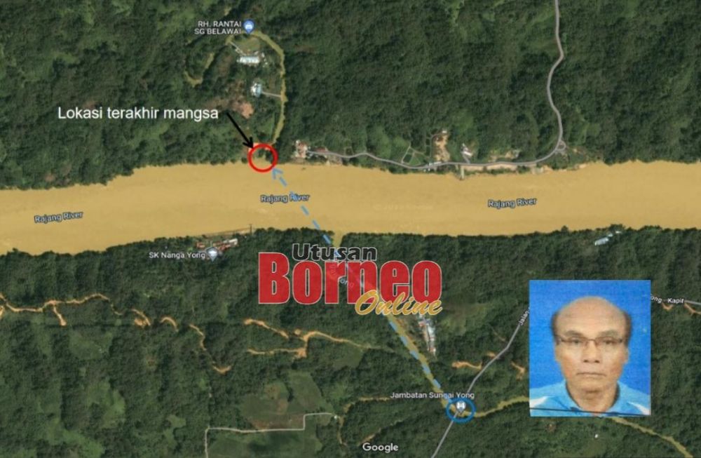 Warga Emas Dikhuatiri Lemas Terjatuh Perahu Di Sungai Rajang Utusan Borneo Online 9659