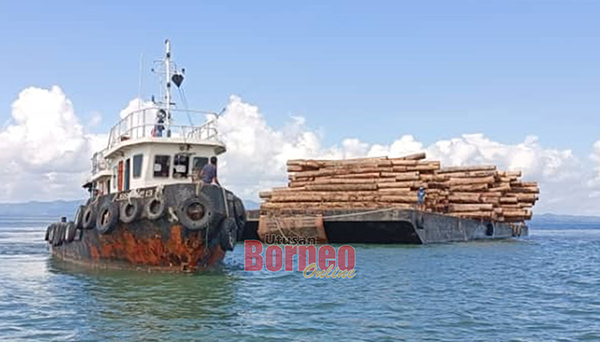 Maritim Malaysia Tahan Bot Tunda Muat Kayu Balak Utusan Borneo Online